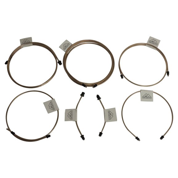 Crown Automotive Full Brake Line Set Crown Automotive Full Brake Line Set for 97-06 Jeep Wrangler TJ with Drum Brakes