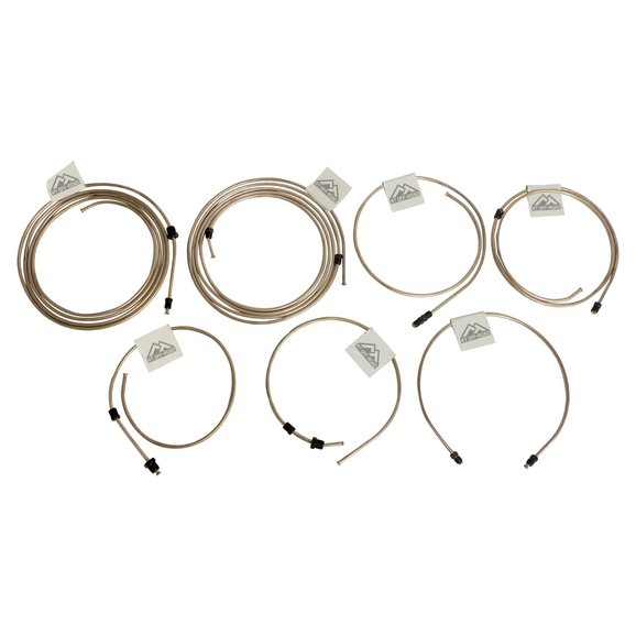 Crown Automotive Full Brake Line Set Crown Automotive RT31054 Full Brake Line Set for 87-95 Jeep Wrangler YJ without ABS