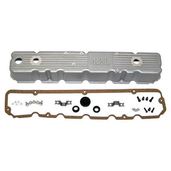 Crown Automotive  Aluminum Valve Cover Kit for 81-86 Jeep CJ Series with 4.2L 6 Cylinder Engine