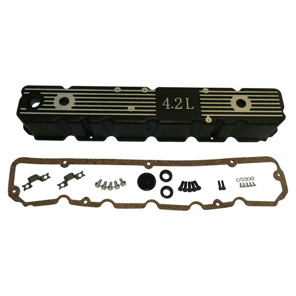 Crown Automotive Aluminum Valve Cover Kit Crown Automotive  Aluminum Valve Cover Kit for 81-86 Jeep CJ Series with 4.2L 6 Cylinder Engine