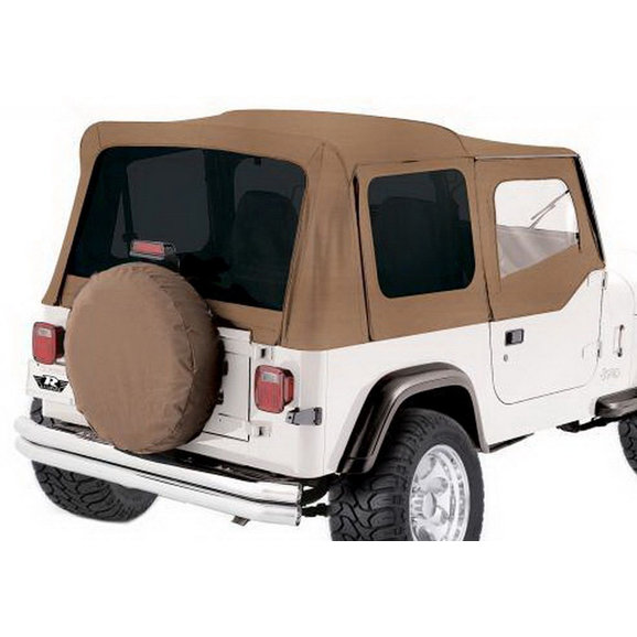 Rampage Products Replacement Driver Side Tinted Window in Spice Rampage Products 994170423 Replacement Driver Side Tinted Window in Spice for 87-95 Jeep Wrangler YJ Rampage Complete or Rampage Replacement Soft Tops ONLY