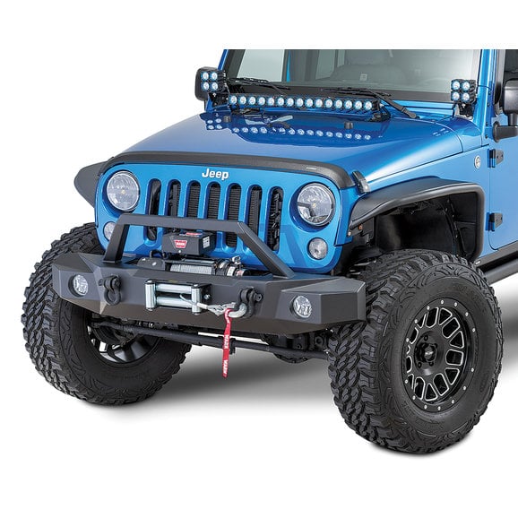 Rampage Products Trailguard Front Bumper Rampage Products 99510 Trailguard Front Bumper for 07-18 Jeep Wrangler JK