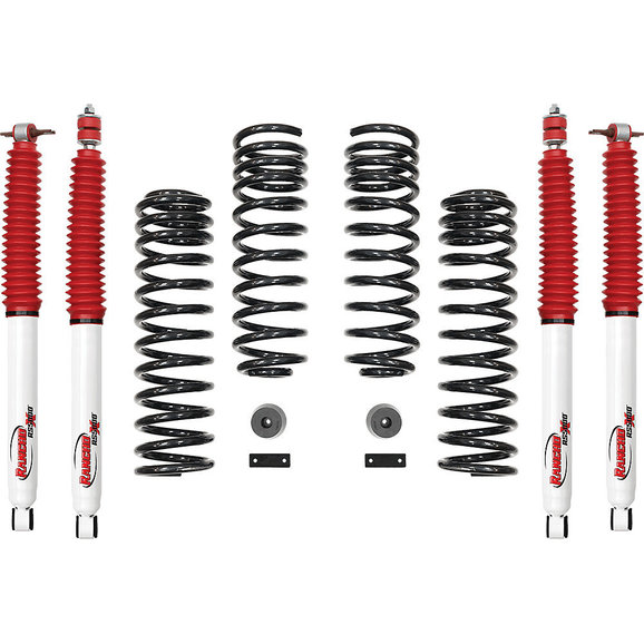 Rancho 2in Sport Suspension System with RS5000X Shocks Rancho 2in Sport Suspension System with RS5000X Shocks for 07-18 Jeep Wrangler Unlimited JK