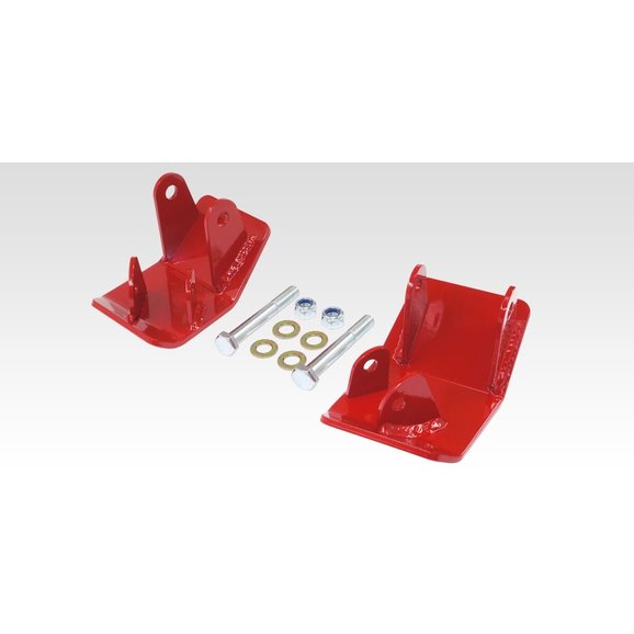 Rancho Rear Shock and Control Arm Skid Plates Rancho RS62135 Rear Shock and Control Arm Skid Plates for 07-18 Jeep Wrangler JK