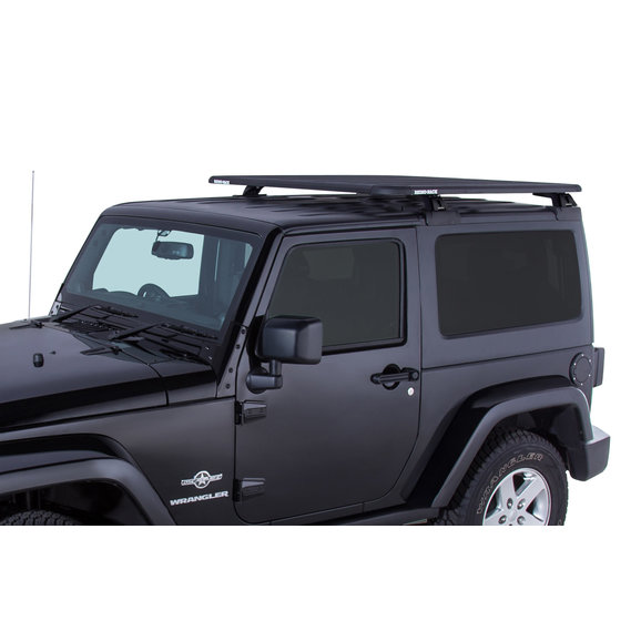 Rhino-Rack Pioneer Platform 52" x 56" Unassembled with Backbone System & RCL Legs Rhino-Rack JC-01263 Pioneer Platform 52" x 56" Unassembled with Backbone System & RCL Legs for 07-18 Jeep Wrangler JK 2-Door with Hardtop