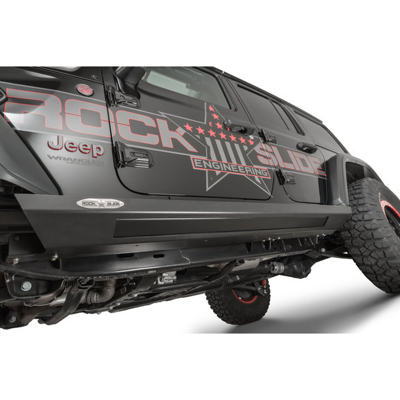 Rock Slide Engineering Gen III Step Slider Skid Plate Rock Slide Engineering AX-SP-300-JL4 Gen III Step Slider Skid Plate for 18-22 Jeep Wrangler JL Unlimited 4-Door