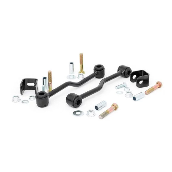 Rough Country Front Sway Bar End Links Rough Country 1028 Front Sway Bar End Links for 97-06 Jeep Wrangler TJ