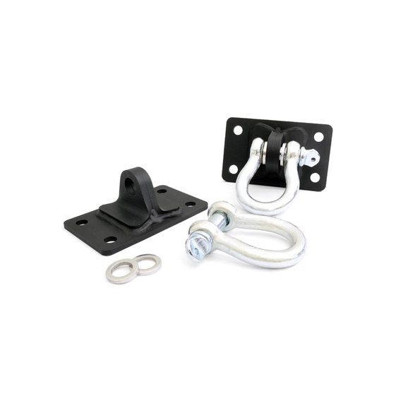 Rough Country D-Ring & Mount Kit Rough Country 1046 D-Ring & Mount Kit for 07-18 Jeep Wrangler JK with Rough Country Hybrid Stubby Front Winch Bumper
