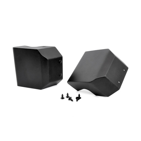 Rough Country Stubby Bumper End Cap Kit Rough Country 1047 Stubby Bumper End Cap Kit for 07-18 Jeep Wrangler JK with Factory Plastic Front Bumper