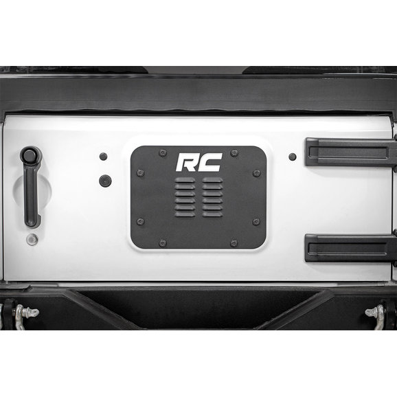 Rough Country Tailgate Vent Cover Rough Country 10514 Tailgate Vent Cover for 07-18 Jeep Wrangler JK