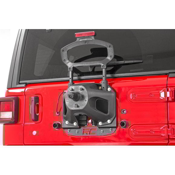 Rough Country Spare Tire Relocation Bracket Rough Country Spare Tire Relocation Bracket for 18-20 Jeep Wrangler JL