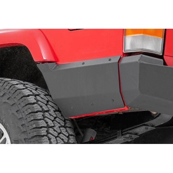 Rough Country Rear Lower Quarter Panel Armor Rough Country Rear Lower Quarter Panel Armor for 97-01 Jeep Cherokee XJ