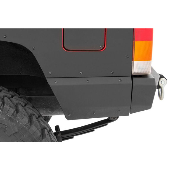 Rough Country Rear Lower Quarter Panel Armor Rough Country 10573 Rear Lower Quarter Panel Armor for 84-96 Jeep Cherokee XJ