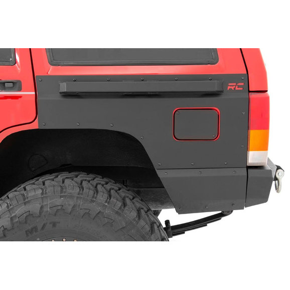 Rough Country Rear Quarter Panel Armor Rough Country 10579 Rear Quarter Panel Armor for 97-01 Jeep Cherokee XJ