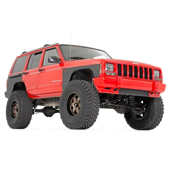 Rough Country Front & Rear Quarter Panel Armor Rough Country 10581 Front & Rear Quarter Panel Armor for 97-01 Jeep Cherokee XJ