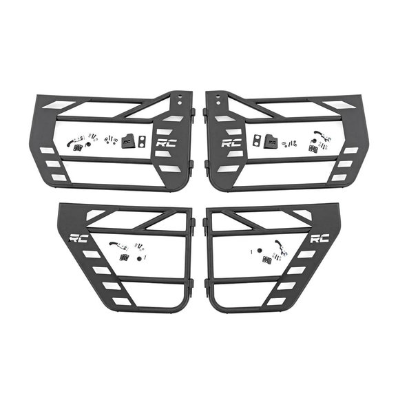 Rough Country Front & Rear Steel Tube Doors Rough Country 10588 Front & Rear Steel Tube Doors for 07-18 Jeep Wrangler Unlimited JK