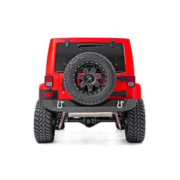 Rough Country Rock Crawler Rear HD Bumper Rough Country 10593A Rock Crawler Rear HD Bumper for 07-18 Jeep Wrangler JK