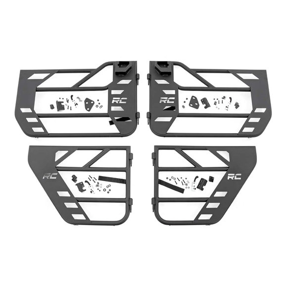 Rough Country Front & Rear Steel Tube Doors Rough Country 10619 Front & Rear Steel Tube Doors for 18-22 Jeep Wrangler JL Unlimited & Gladiator JT