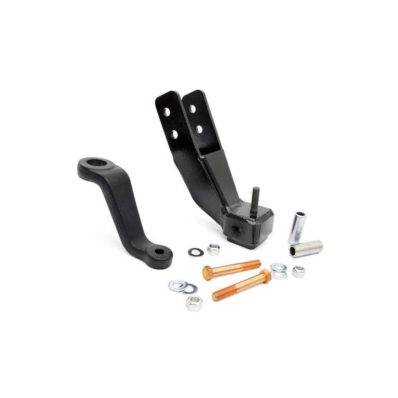 Rough Country Front Track Bar Bracket & Pitman Arm Rough Country 1063 Front Track Bar Bracket & Pitman Arm for 97-06 Jeep Wrangler TJ