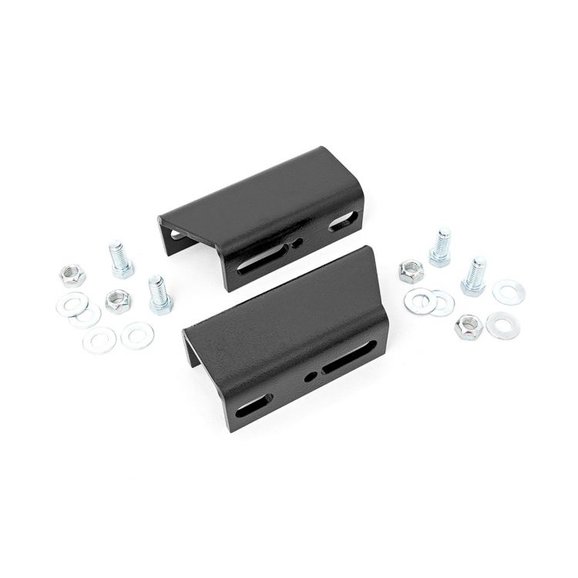 Rough Country Front Sway Bar Drop Brackets Rough Country 1073 Front Sway Bar Drop Brackets for 84-01 Jeep Cherokee XJ