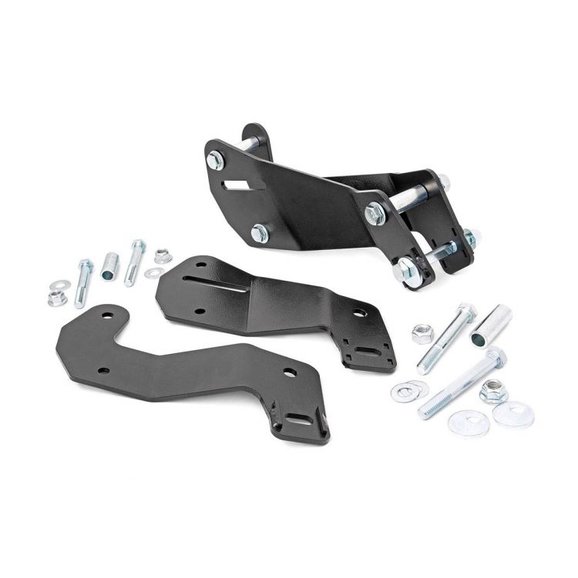 Rough Country Front Control Arm Relocation Kit Rough Country 110600 Front Control Arm Relocation Kit for 07-18 Jeep Wrangler JK