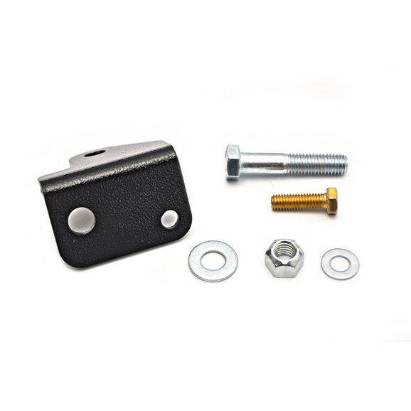 Rough Country Steering Stabilizer Relocation Bracket Rough Country 1108 Steering Stabilizer Relocation Bracket for 07-18 Jeep Wrangler JK