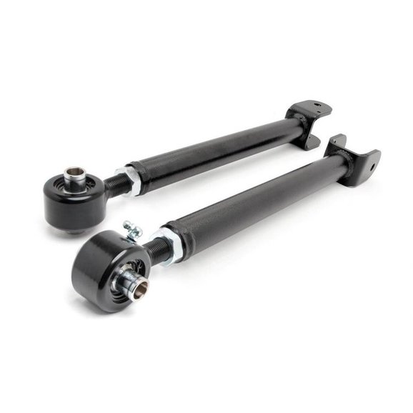 Rough Country 11350 Front Upper Adjustable Control Arms for 0718 Jeep Wrangler JK Quadratec