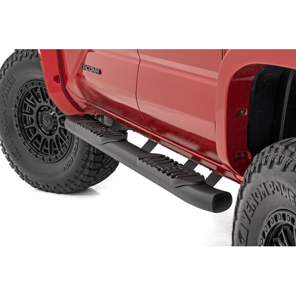 Rough Country Oval Nerf Steps Rough Country 21017 Oval Nerf Steps for 24-26 Toyota Tacoma Double Cab