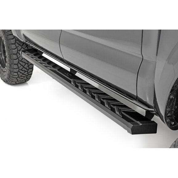 Rough Country BA2 Running Boards Rough Country 41009 BA2 Running Boards for 05-23 Toyota Tacoma Double Cab
