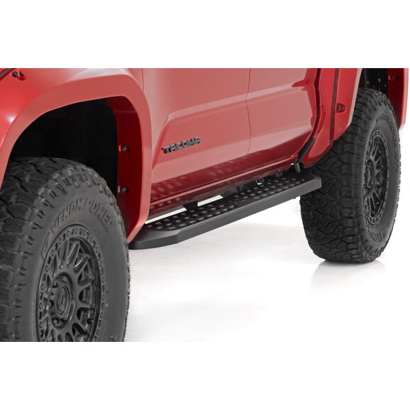 Rough Country RPT2 Running Boards Rough Country 44011 RPT2 Running Boards for 24-26 Toyota Tacoma Double Cab