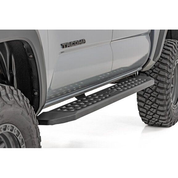 Rough Country RPT2 Running Boards Rough Country 44012 RPT2 Running Boards for 16-23 Toyota Tacoma Double Cab