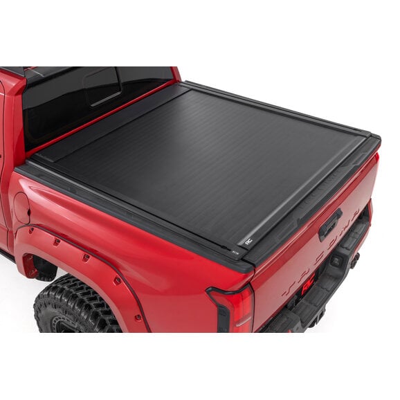 Rough Country Powered Retractable Bed Cover Rough Country 51515551 Powered Retractable Bed Cover for 24-26 Toyota Tacoma with 5' Bed
