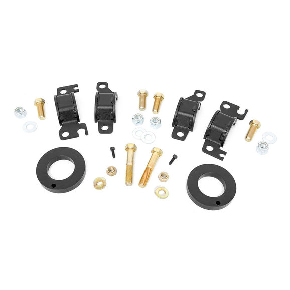 Rough Country 2in Spacer Lift Kit Rough Country 60400 2in Spacer Lift Kit for 14-21 Jeep Cherokee KL