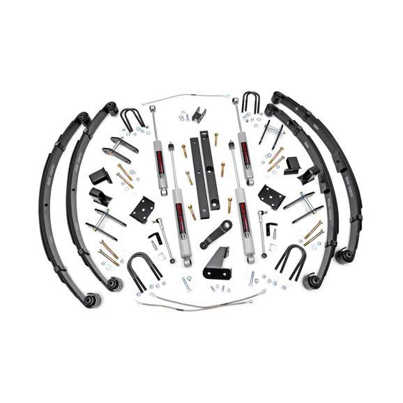 Rough Country 4.5in X-Series Suspension Lift Kit Rough Country 4.5in X-Series Suspension Lift Kit for 87-95 Jeep Wrangler YJ