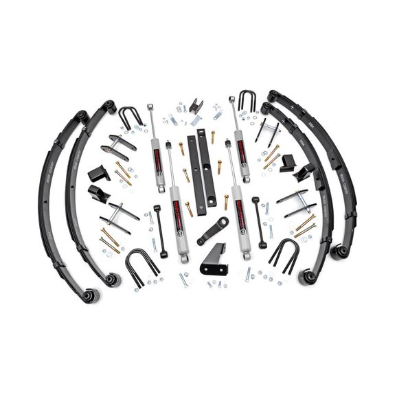 Rough Country 4.5in Suspension Lift Kit Rough Country 4.5in Suspension Lift Kit for 87-95 Jeep Wrangler YJ