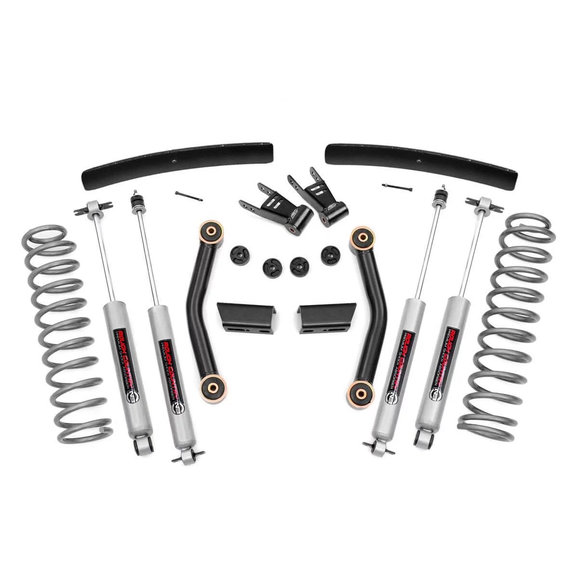 Rough Country 4.5in Suspension Lift Kit Rough Country 62630 4.5in Suspension Lift Kit for 86-92 Jeep Comanche MJ