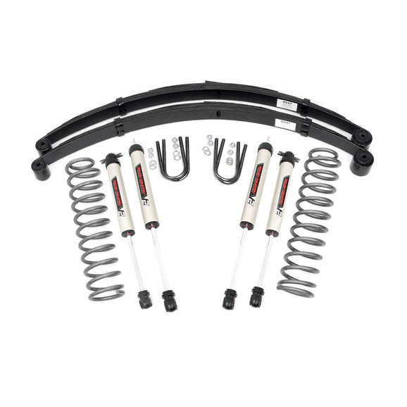 Rough Country  3in Leaf Spring Lift Kit for 84-01 Jeep Cherokee XJ