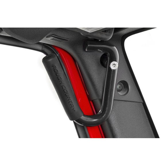 Rough Country Solid Steel Front Grab Handles Rough Country  Solid Steel Front Grab Handles for 07-18 Jeep Wrangler JK