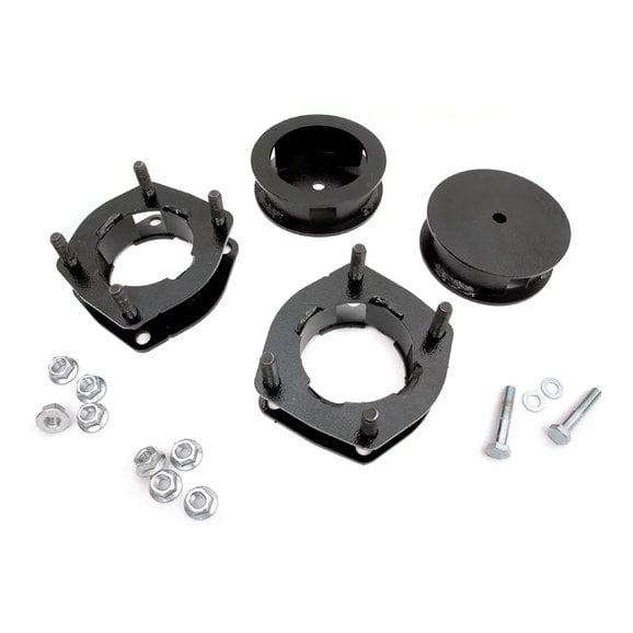 Rough Country 2in Spacer Lift Kit Rough Country 664 2in Spacer Lift Kit for 05-10 Jeep Grand Cherokee WK & Commander XK