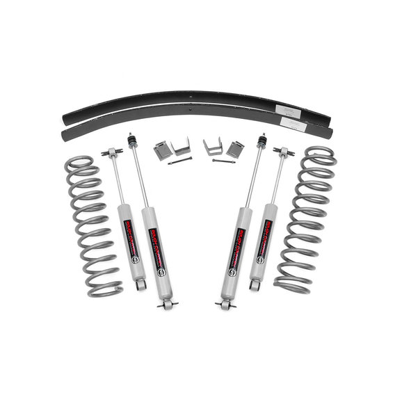 Rough Country 3in Add-a-Leaf Lift Kit Rough Country 3in Add-a-Leaf Lift Kit for 84-01 Jeep Cherokee XJ