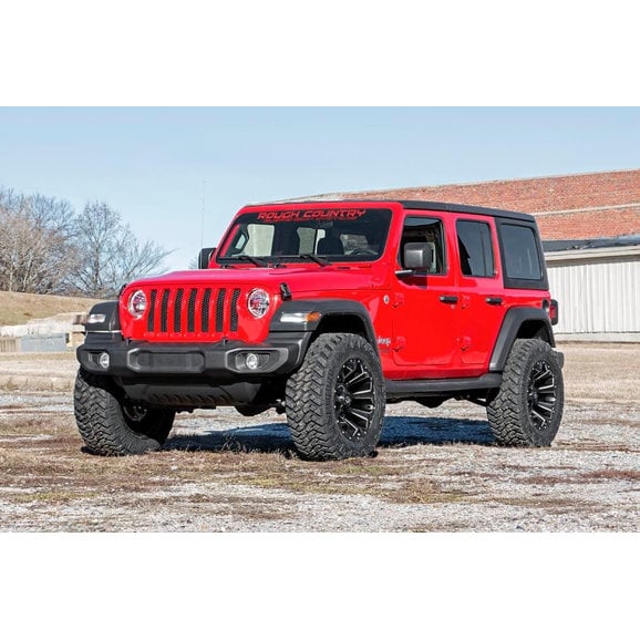 Rough Country  Spacer Lift Kit for 18-22 Jeep Wrangler JL | Quadratec