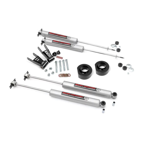 Rough Country 1.5in Spacer Lift Kit Rough Country 68030 1.5in Spacer Lift Kit for 84-01 Jeep Cherokee XJ