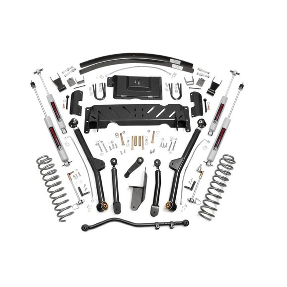 Rough Country  4.5in Long Arm Suspension Lift Kit for 84-01 Jeep Cherokee XJ