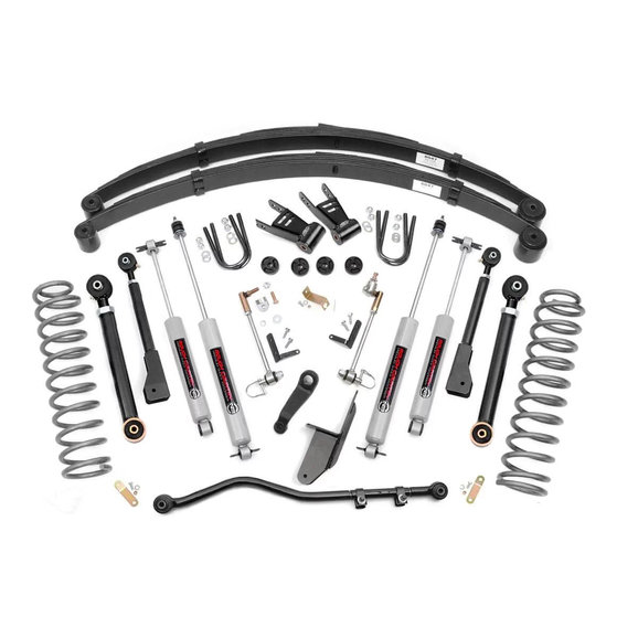 Rough Country 6.5in X-Series Suspension Lift Kit Rough Country 69620 6.5in X-Series Suspension Lift Kit for 84-01 Jeep Cherokee XJ
