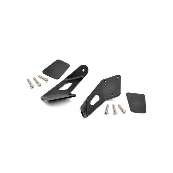 Rough Country 70210 20in LED Light Bar Hood Mounts for 9706 Jeep