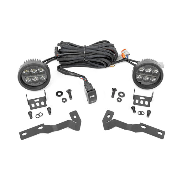 Rough Country LED Ditch Light Kit Rough Country LED Ditch Light Kit for 16-23 Toyota Tacoma