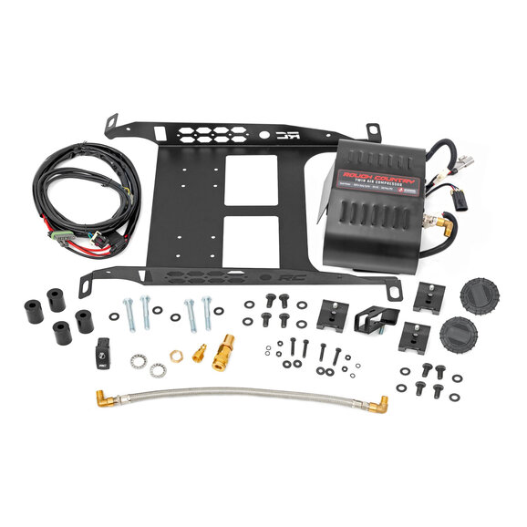 Rough Country Under Seat Compressor Kit Rough Country 73002 Under Seat Compressor Kit for 05-23 Toyota Tacoma