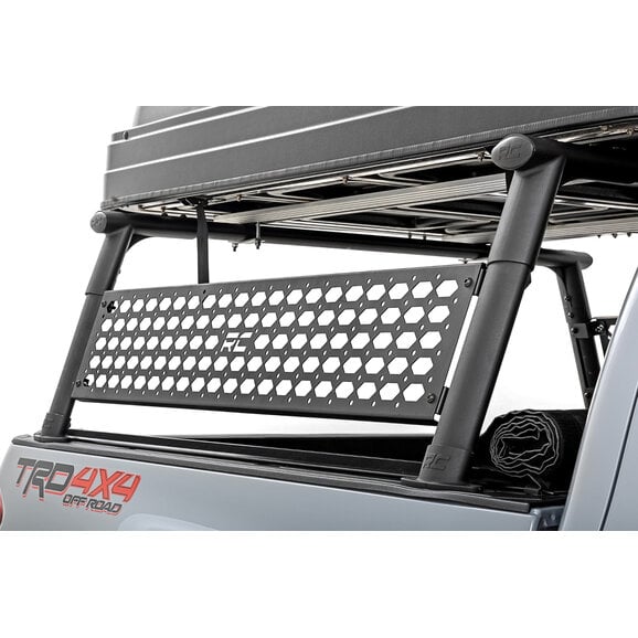 Rough Country Bed Rack Molle Panel Rough Country 73114 Bed Rack Molle Panel for 05-23 Toyota Tacoma