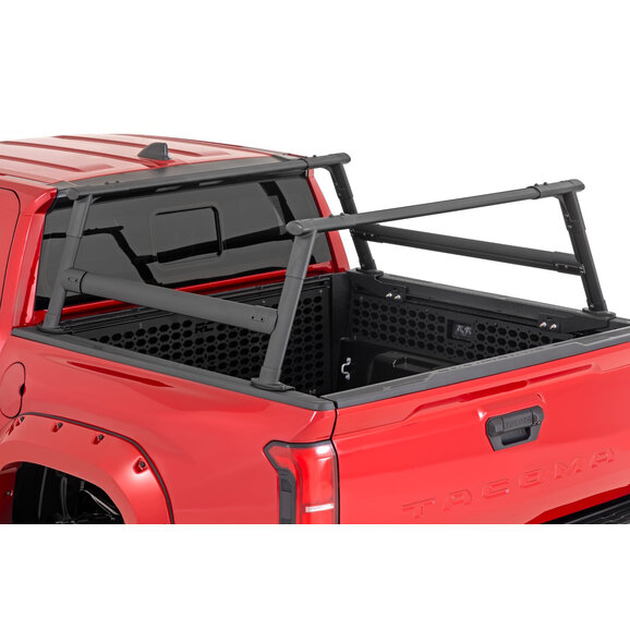 Rough Country Aluminum Bed Rack Rough Country Aluminum Bed Rack for 24-26 Toyota Tacoma