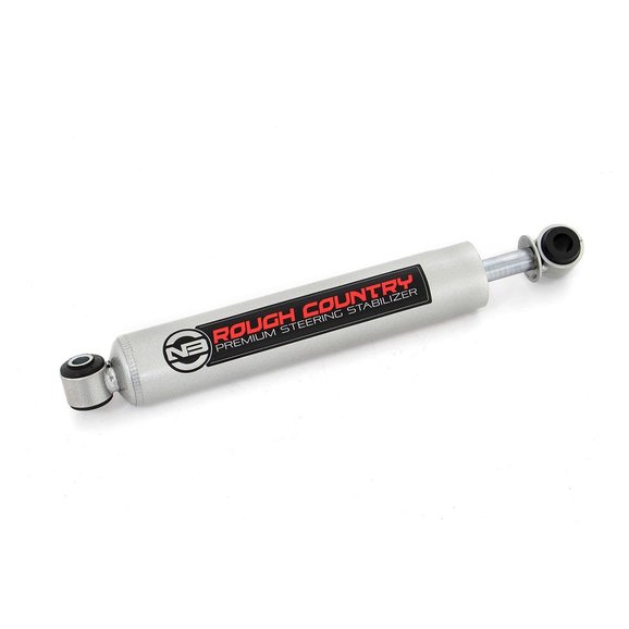 Rough Country N3 Steering Stabilizer Rough Country 8730530 N3 Steering Stabilizer for 18-22 Jeep Wrangler JL & Gladiator JT